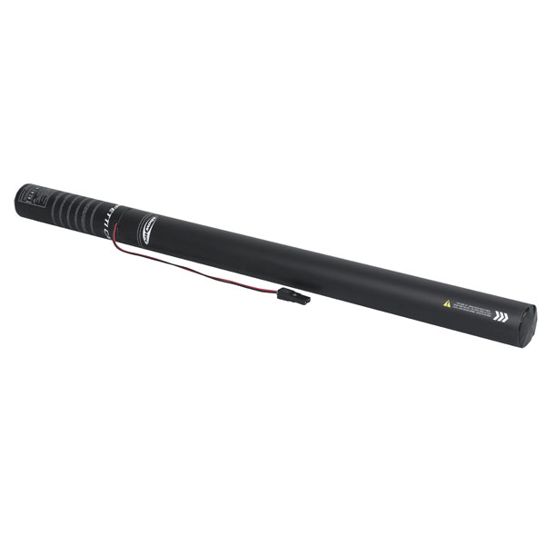 SHOWGEAR Electric Confetti Cannon Pro 80 cm, gelb, feuerhemmend und biologisch abbaubar SHOWGEAR Electric Confetti Cannon Pro 80 cm, gelb, feuerhemmend und biologisch abbaubar