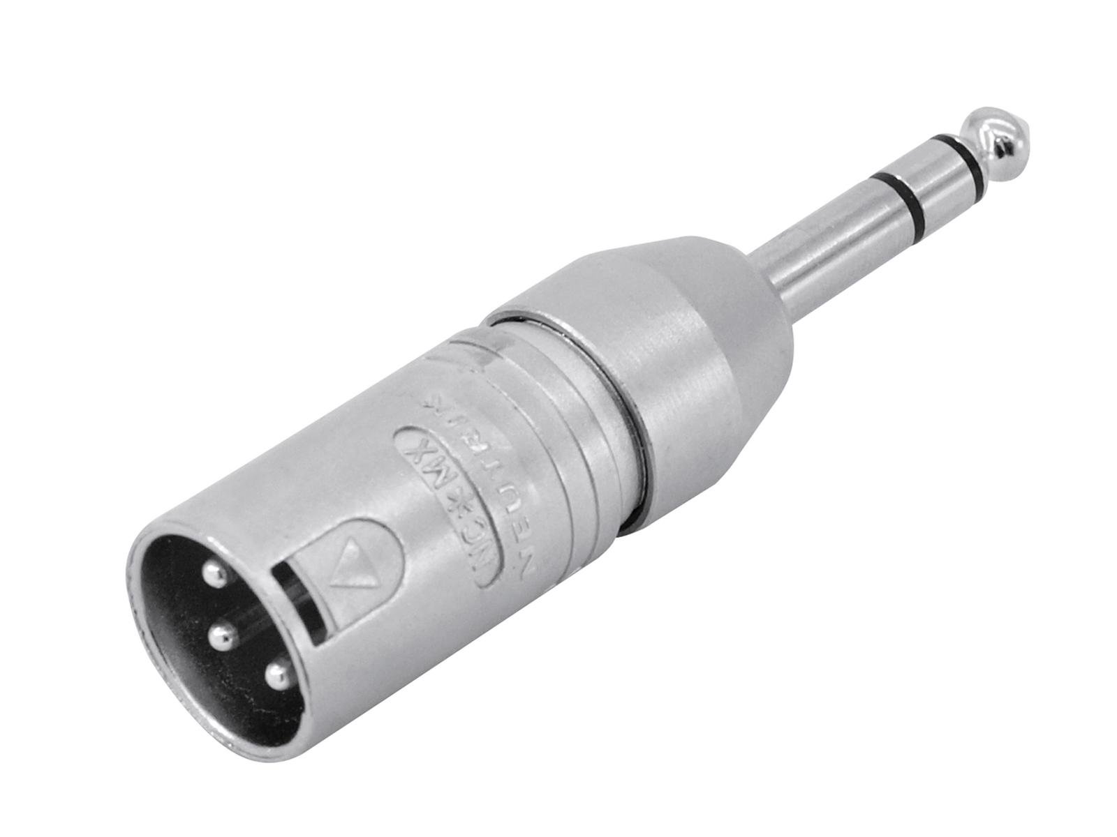 NEUTRIK Adapter XLR(M)/6,35 Klinke stereo NA3MP NEUTRIK Adapter XLR(M)/6,35 Klinke stereo NA3MP