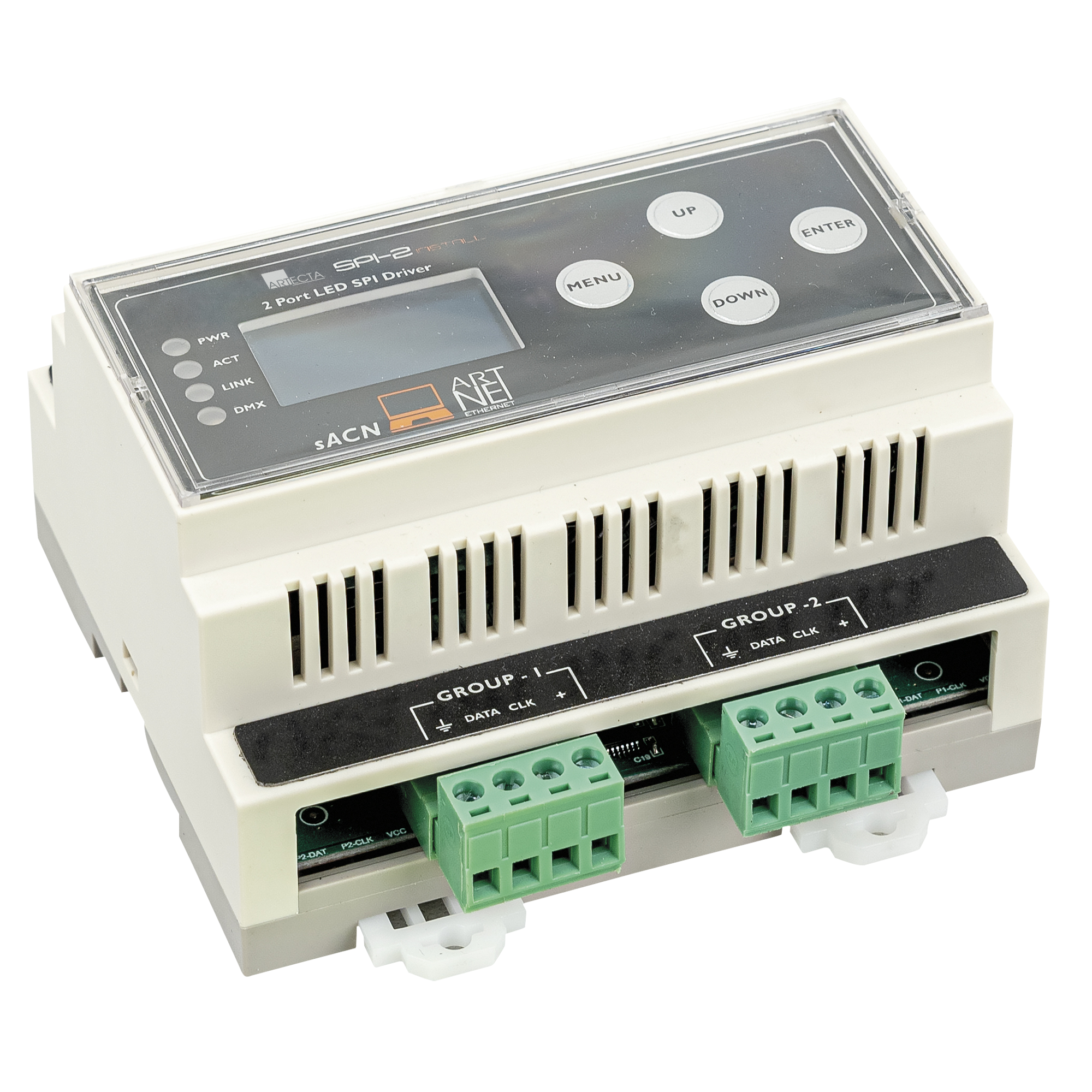 SHOWTEC SPI-2 Install DIN-rail SHOWTEC SPI-2 Install DIN-rail