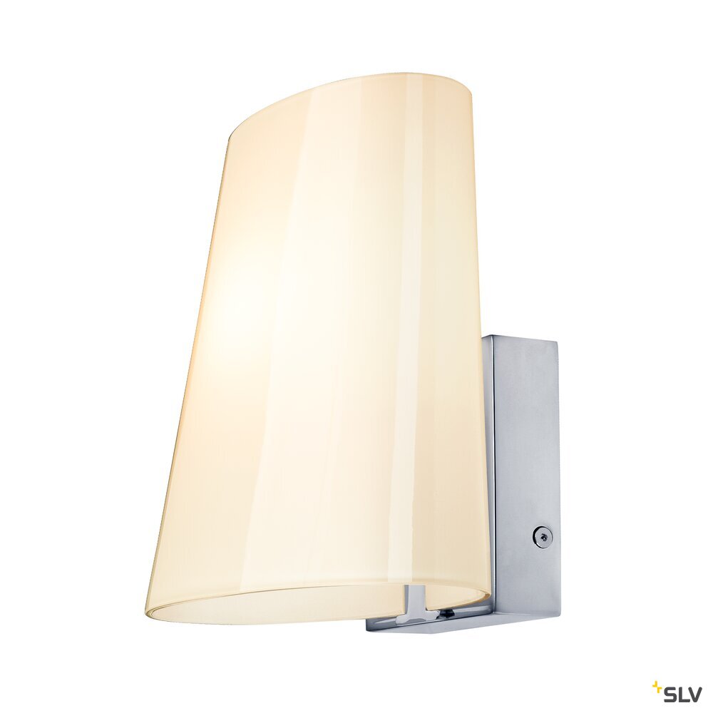 COUPA QT14 Indoor LED Wandaufbauleuchte chrom satiniertes Glas COUPA QT14 Indoor LED Wandaufbauleuchte chrom satiniertes Glas