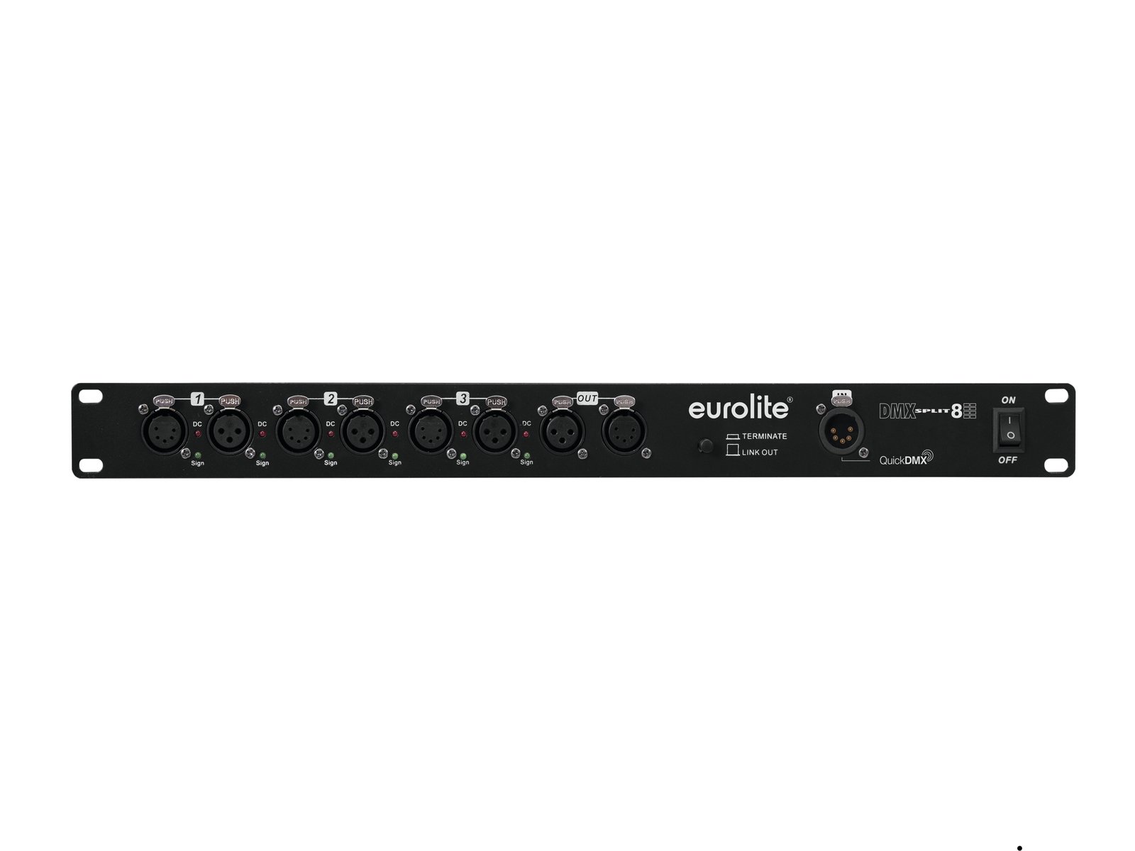EUROLITE DMX Split 8X Splitter EUROLITE DMX Split 8X Splitter