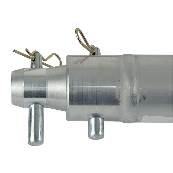 MILOS P Truss - Single Tube 50 mm Tube B 3000 - incl. 1x female receiver - 300 cm - silver MILOS P Truss - Single Tube 50 mm Tube B 3000 - incl. 1x female receiver - 300 cm - silver