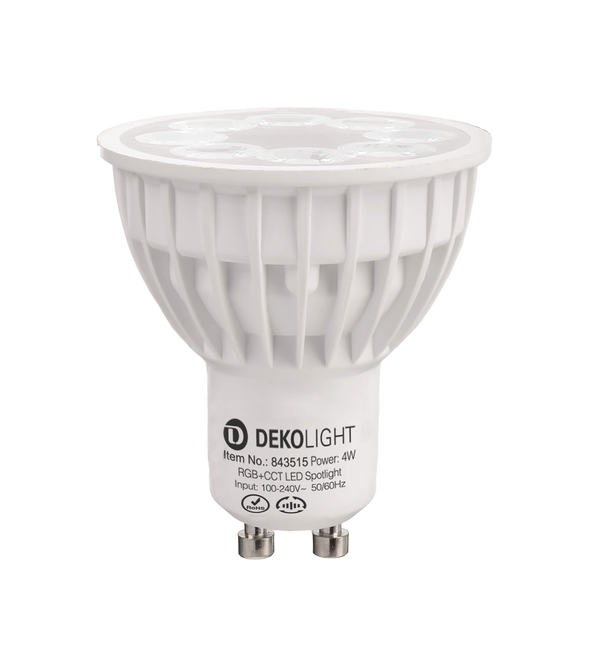 RF-smart, GU10, RF, 4 W, RGB+2700-6500 K, 25 Grad RF-smart, GU10, RF, 4 W, RGB+2700-6500 K, 25 Grad