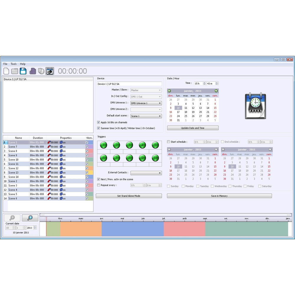 Briteq LD-512WALL+ DMX Interface inkl. Software