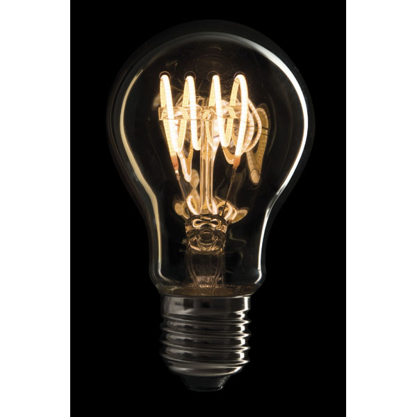 Showgear LED Filament Bulb E27 4W - dimmbar - Gold-Glasabdeckung