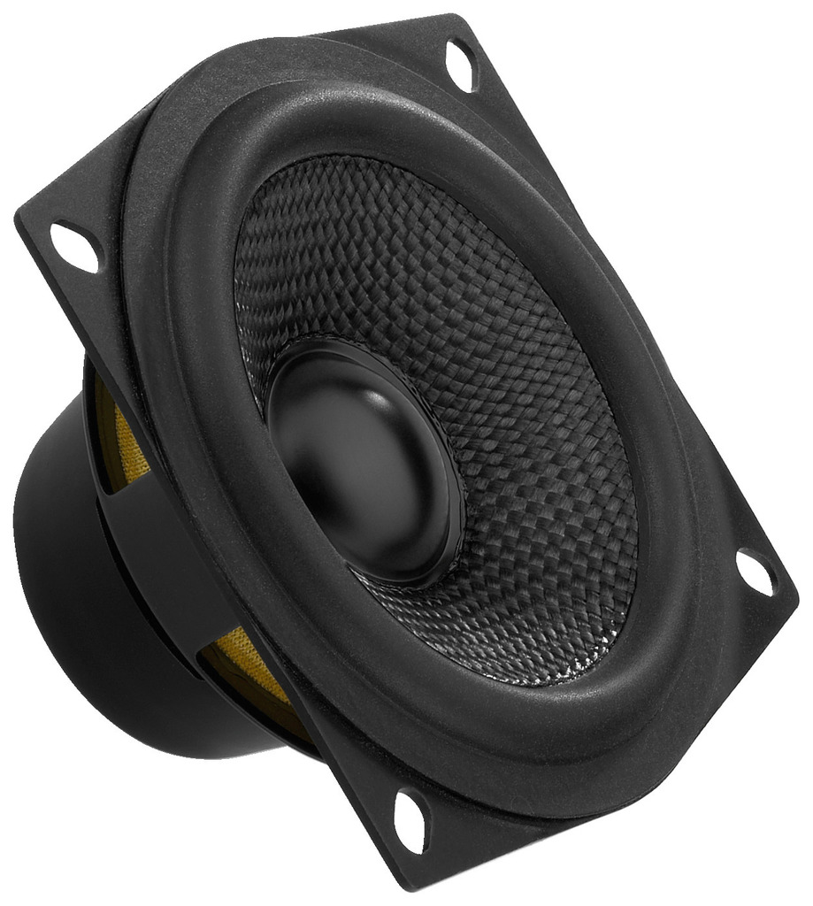 MONACOR SPH-30X/8SW High-Quality-Hi-Fi-Breitbänder, 20 W, 8 Ω, mit schwarzer Kevlar-Membran
