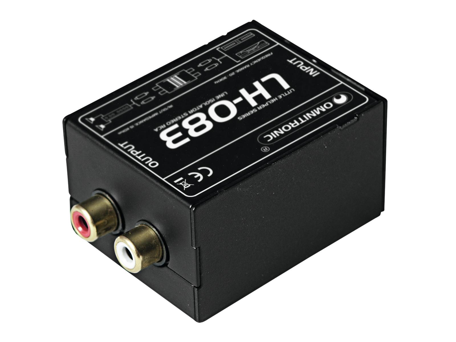 OMNITRONIC LH-083 Stereo-Isolator RCA S OMNITRONIC LH-083 Stereo-Isolator RCA S