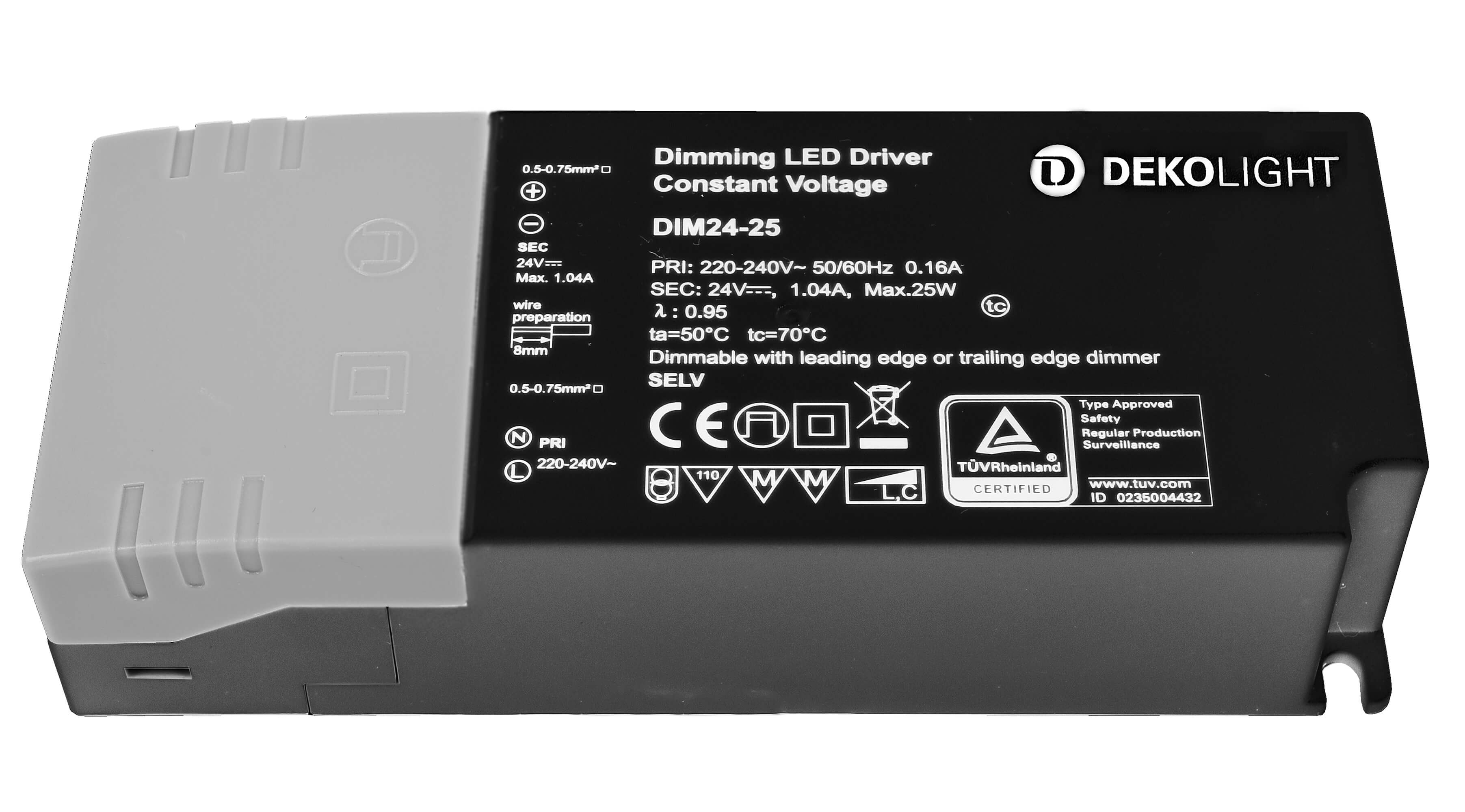 BASIC, DIM, CV, 24 V 9.6-25 W
