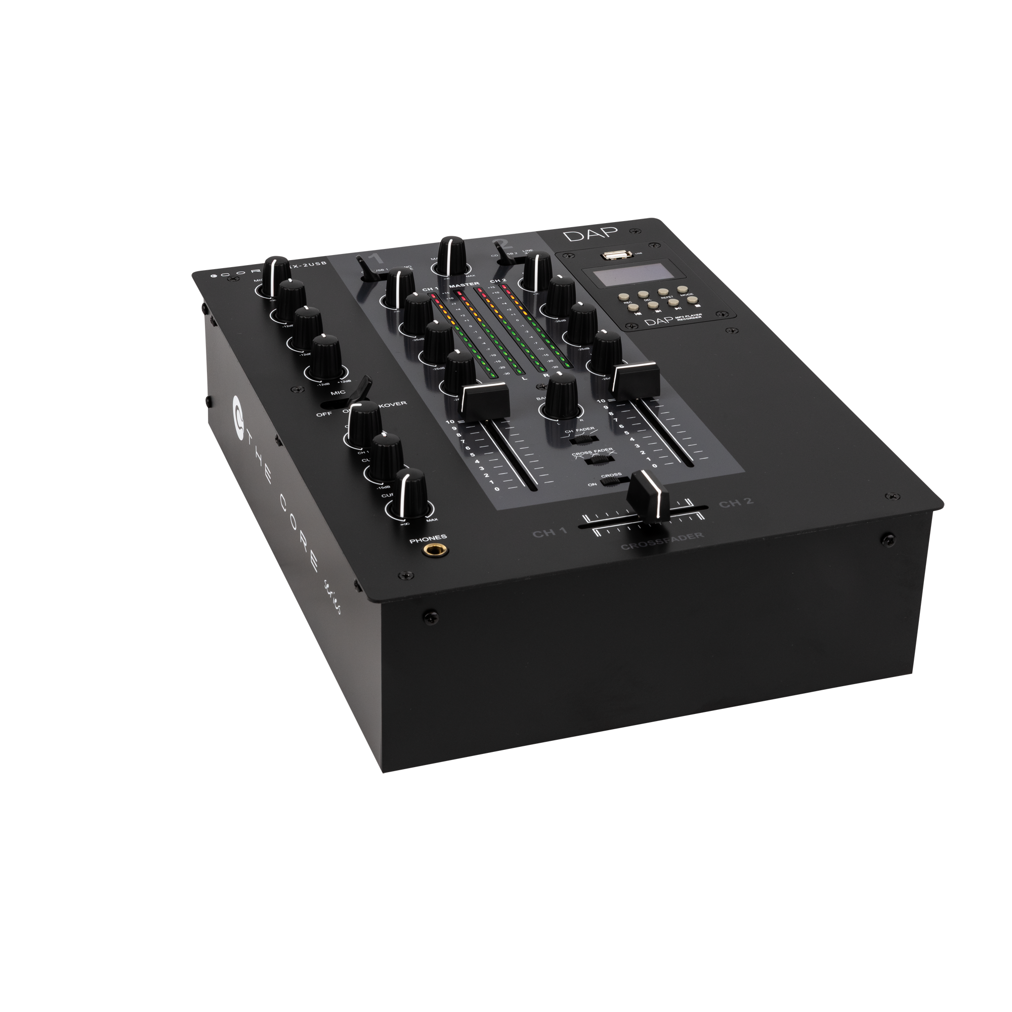 DAP CORE MIX-2 USB 2-channel DJ mixer with USB interface Zweikanal-DJ-Mixer mit USB-Schnittstelle
