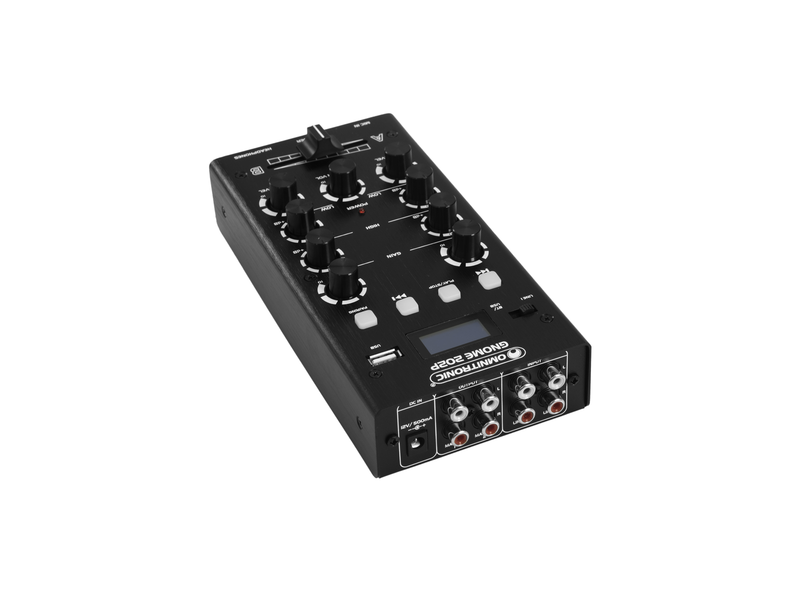 OMNITRONIC GNOME-202P Mini-Mixer schwarz OMNITRONIC GNOME-202P Mini-Mixer schwarz