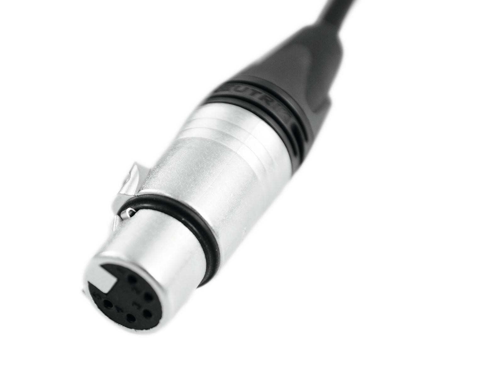 PSSO DMX Kabel XLR 5pol 3m sw Neutrik PSSO DMX Kabel XLR 5pol 3m sw Neutrik