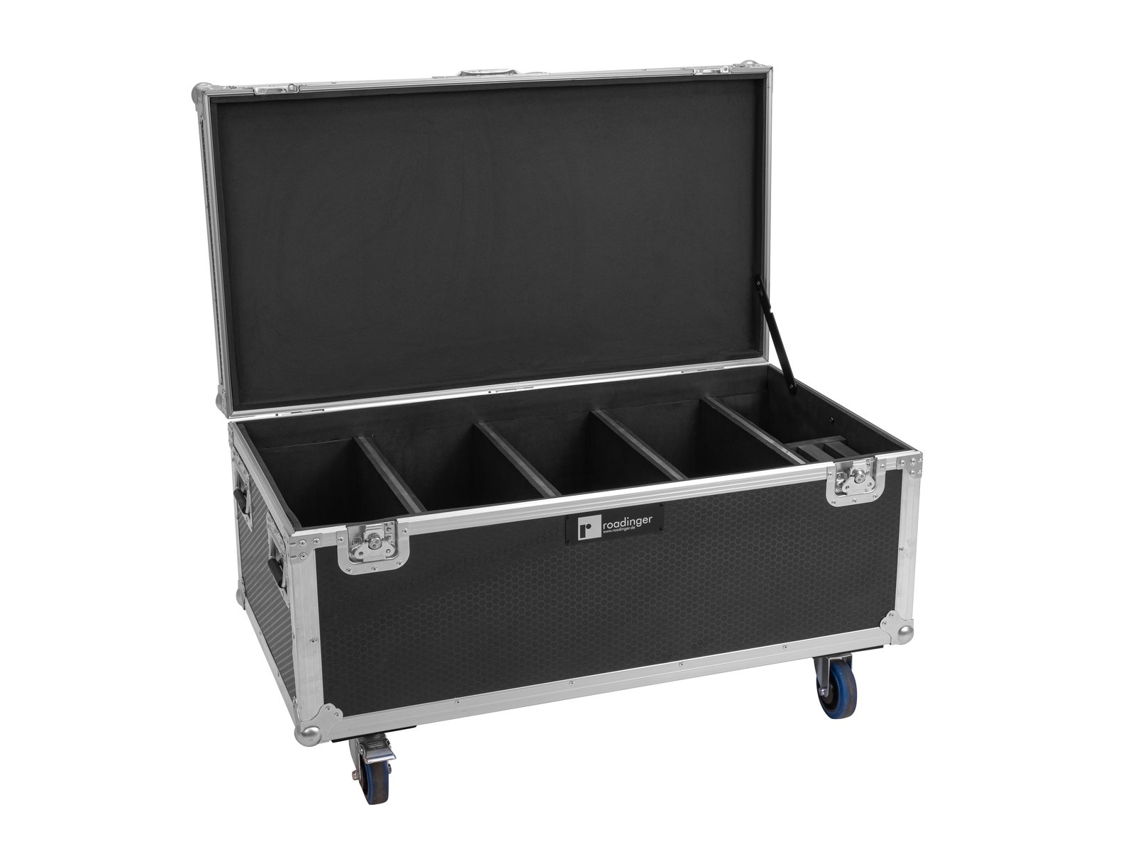 ROADINGER Flightcase 4x Multiflood IP 18x10W RGBW Wash CRMX mit Rollen ROADINGER Flightcase 4x Multiflood IP 18x10W RGBW Wash CRMX mit Rollen