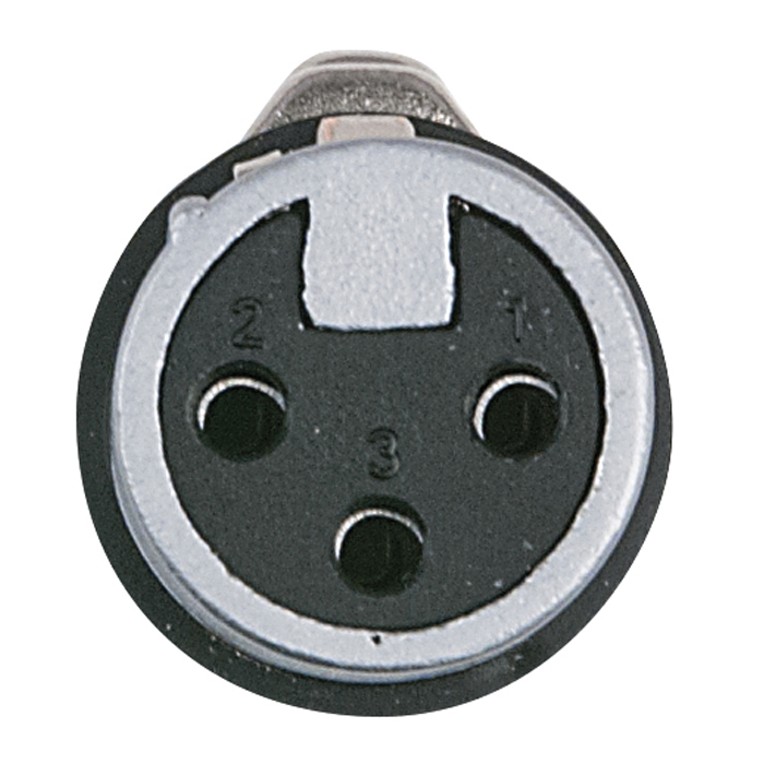 DAP XLR 3P X-type female Schwarze Kappe DAP XLR 3P X-type female Schwarze Kappe