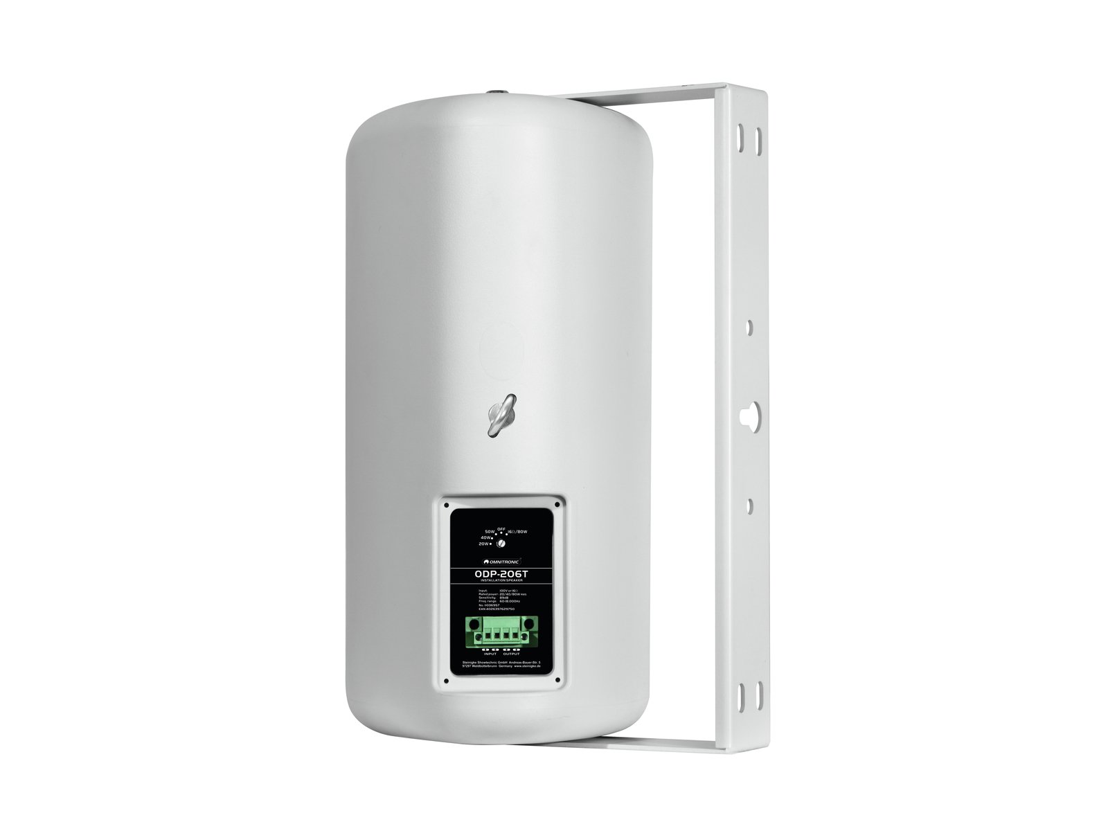 OMNITRONIC ODP-206T Installationslautsprecher 100V weiß 2x OMNITRONIC ODP-206T Installationslautsprecher 100V weiß 2x