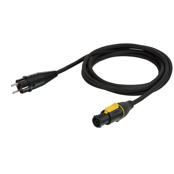 PCE Power Cable powerCON TRUE1 to Schuko 3 x 1 .5 mm² 1,5 m