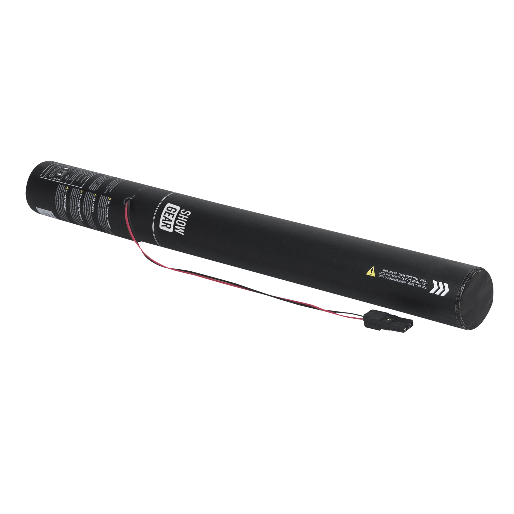 SHOWGEAR Electric Confetti Cannon 50 cm, pink, feuerhemmend und biologisch abbaubar SHOWGEAR Electric Confetti Cannon 50 cm, pink, feuerhemmend und biologisch abbaubar