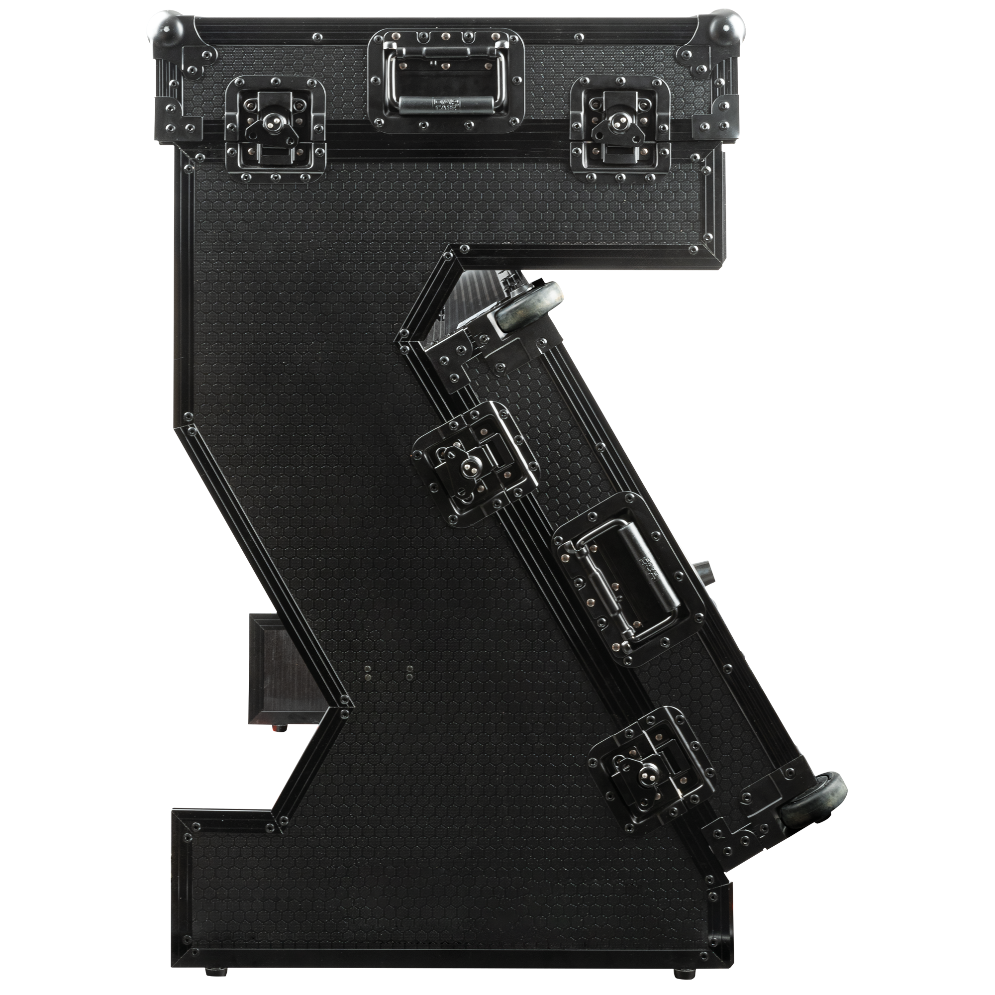 SHOWGEAR Portable Z-Style Table Multi-purpose - Hybrid Flight Case - Black Mehrzweck - Hybrides Flightcase - Schwarz