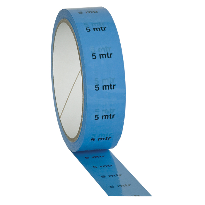 Showgear Marker / Indicator Tape "5 m" Markierung - blau