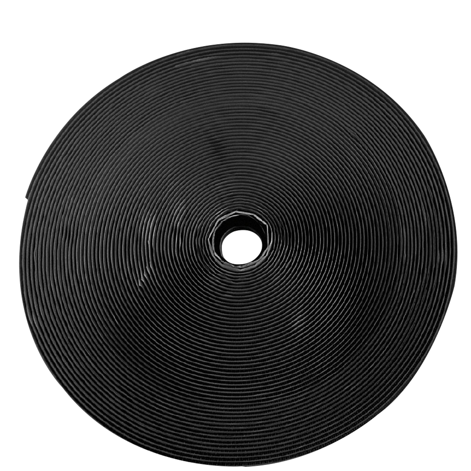 SHOWGEAR Hook and Loop Tape - Hook Side Black - 20 mm x 25 m - self-adhesive Schwarz - 20 mm x 25 m - selbstklebend