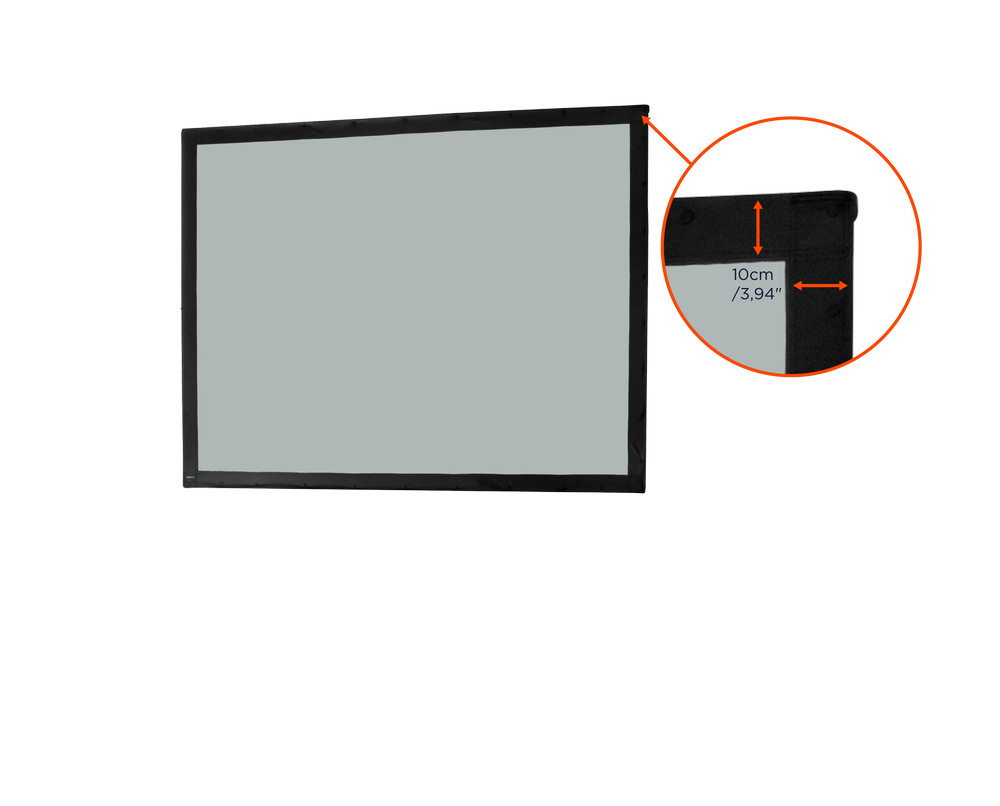 celexon Tuch für Faltrahmen Mobil Expert - 406 x 305 cm Rückprojektion