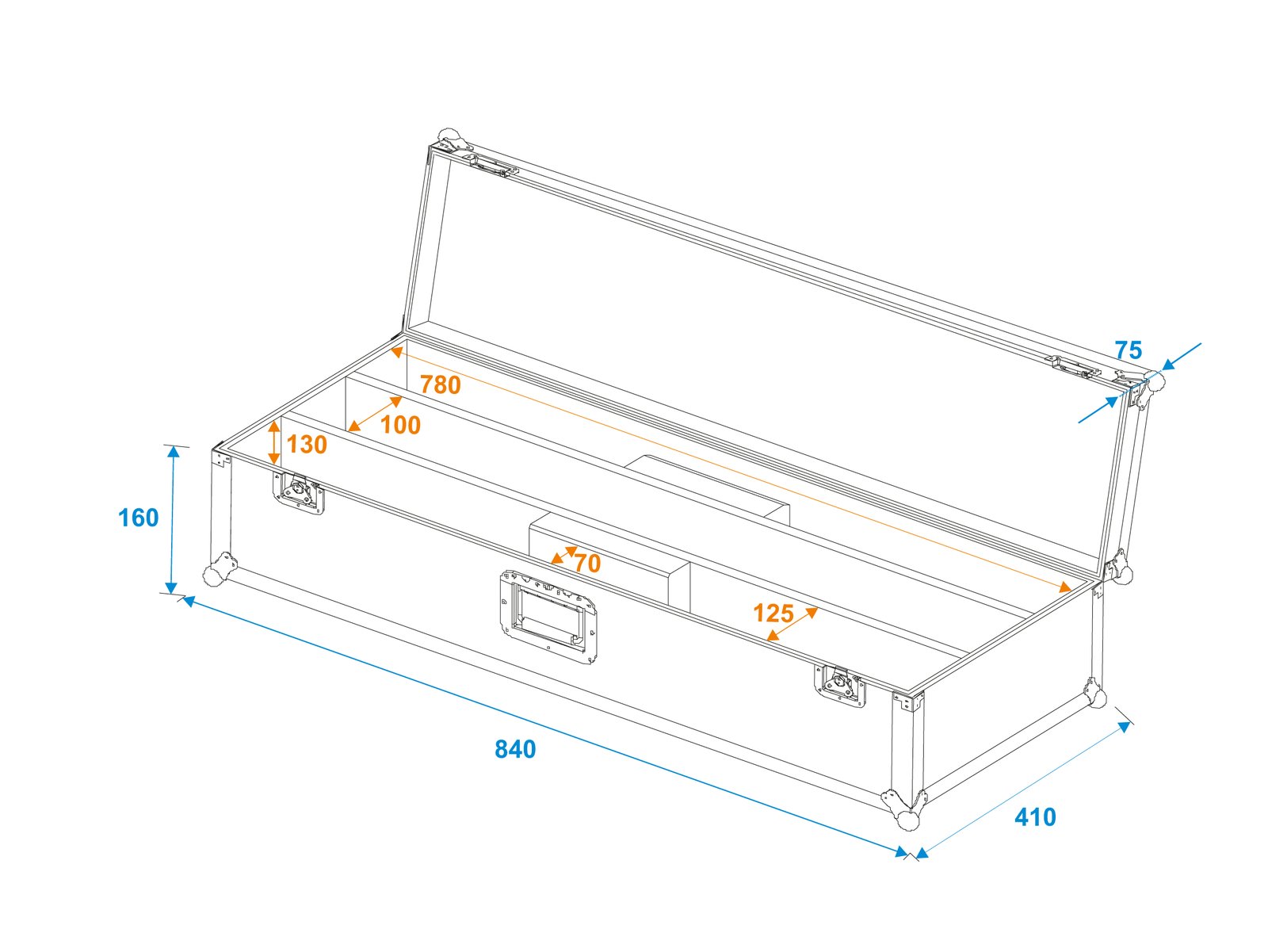 ROADINGER Flightcase 2x LED STP-10 ABL Sunbar ROADINGER Flightcase 2x LED STP-10 ABL Sunbar