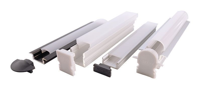 Endkappe F-AU-01-12 Set 2 Stk, Schwarz