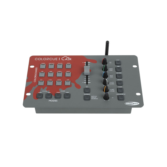 SHOWTEC ColorCue 1 Air Intelligenter, batteriebetriebener LED-Controller mit Wireless DMX, einem Fader und 6 Farben SHOWTEC ColorCue 1 Air Intelligenter, batteriebetriebener LED-Controller mit Wireless DMX, einem Fader und 6 Farben