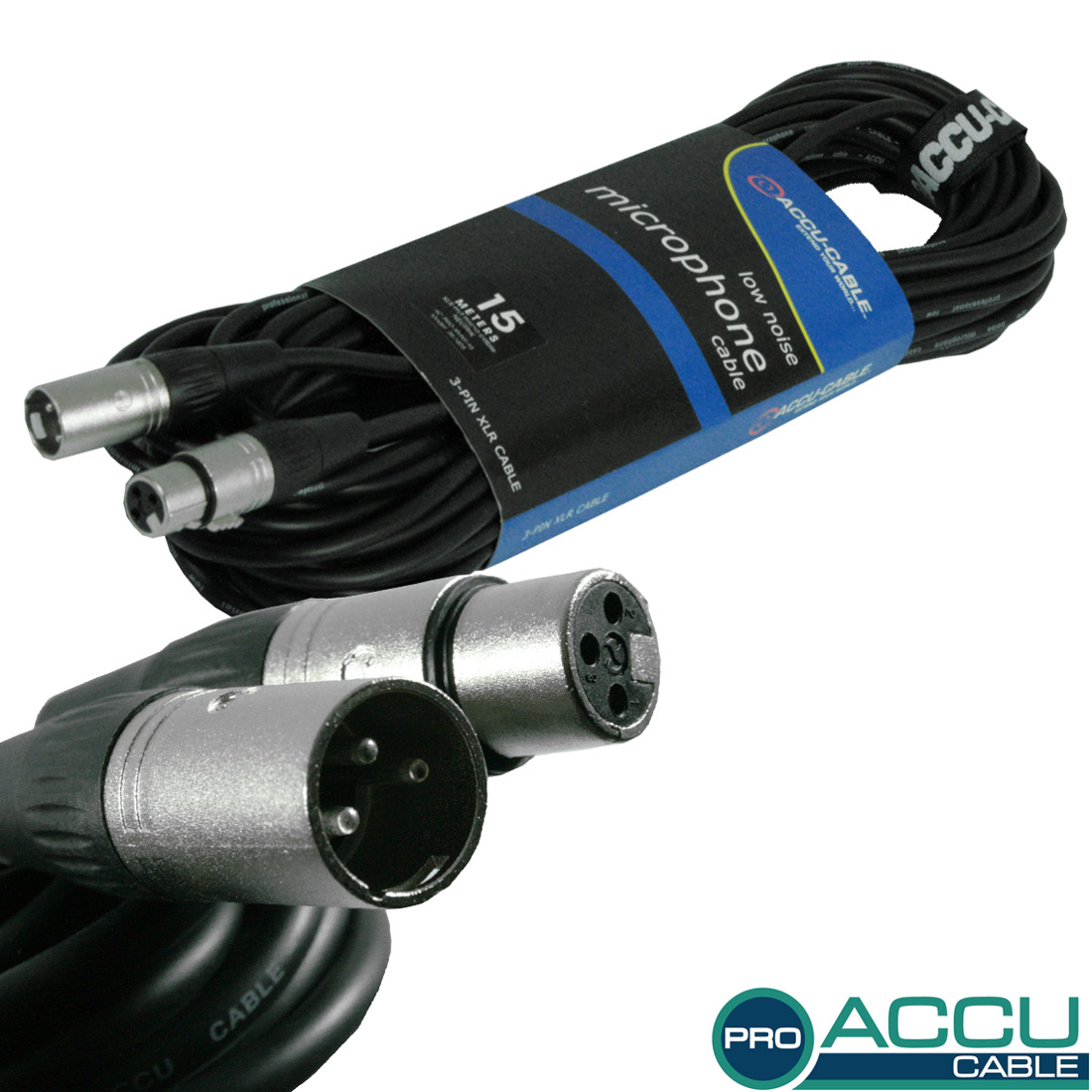 Accu Cable AC-PRO XLR audio cable 15,0m