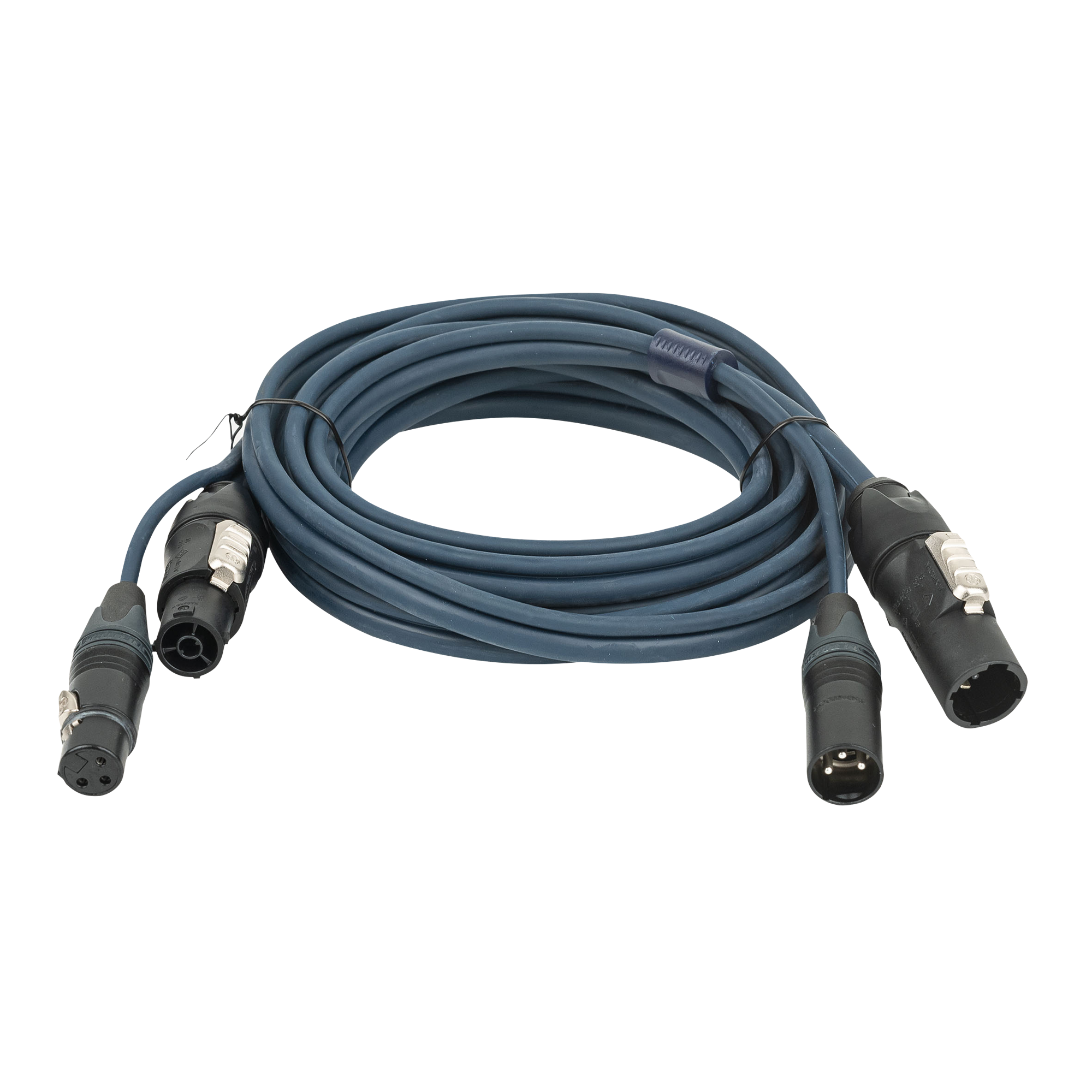 DAP FP-13 Hybrid Cable - powerCON TRUE1 & 3-pin XLR - DMX / Power DMX & Strom - 15 m