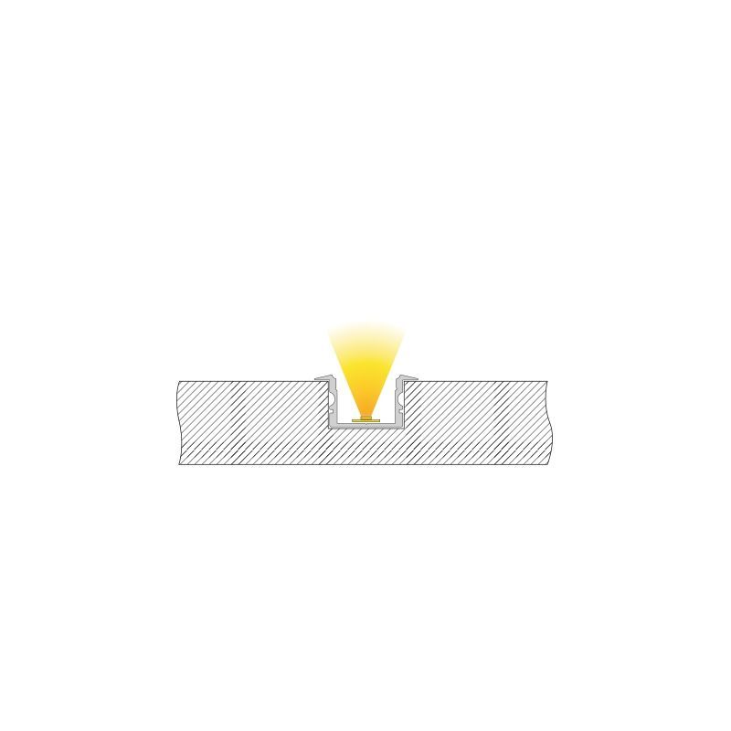 T-Profil hoch ET-02-15, 3m, Silber