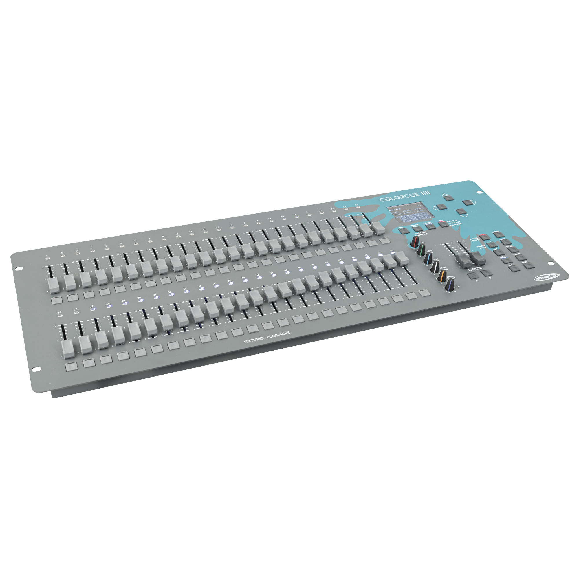 SHOWTEC ColorCue 4 Intelligent 48-fader, 6-colour LED controller Intelligent 48-fader, 6-color LED controller SHOWTEC ColorCue 4 Intelligent 48-fader, 6-colour LED controller Intelligent 48-fader, 6-color LED controller