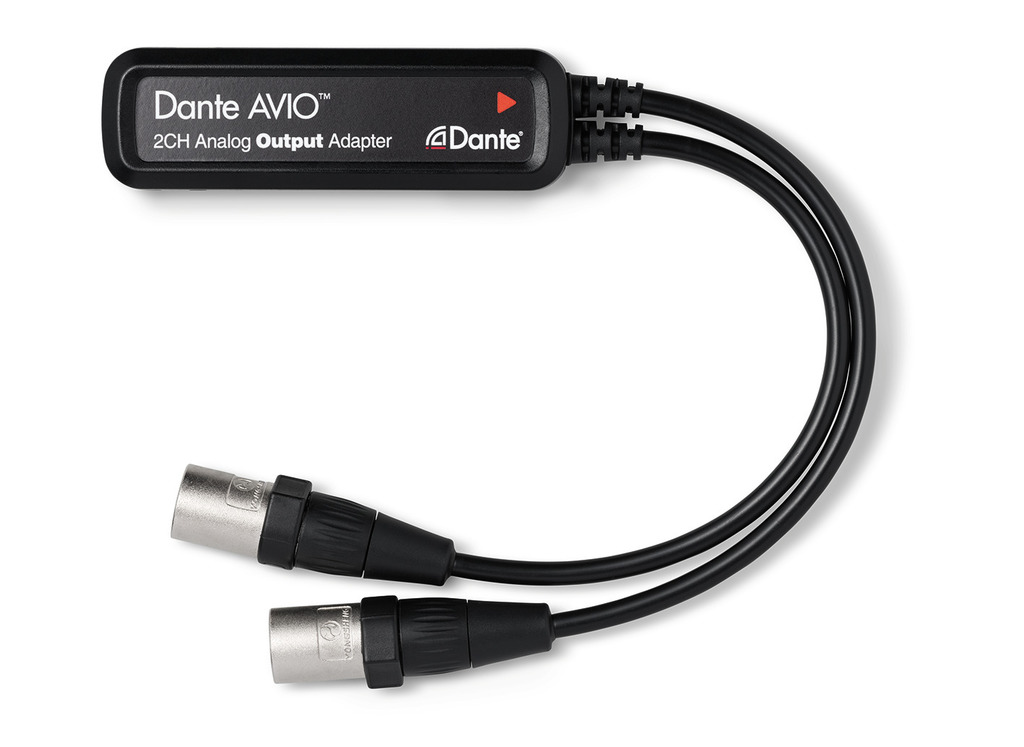 MONACOR ADP-DAO-0X2 Dante®-AVIO-Analog-Output-Adapter