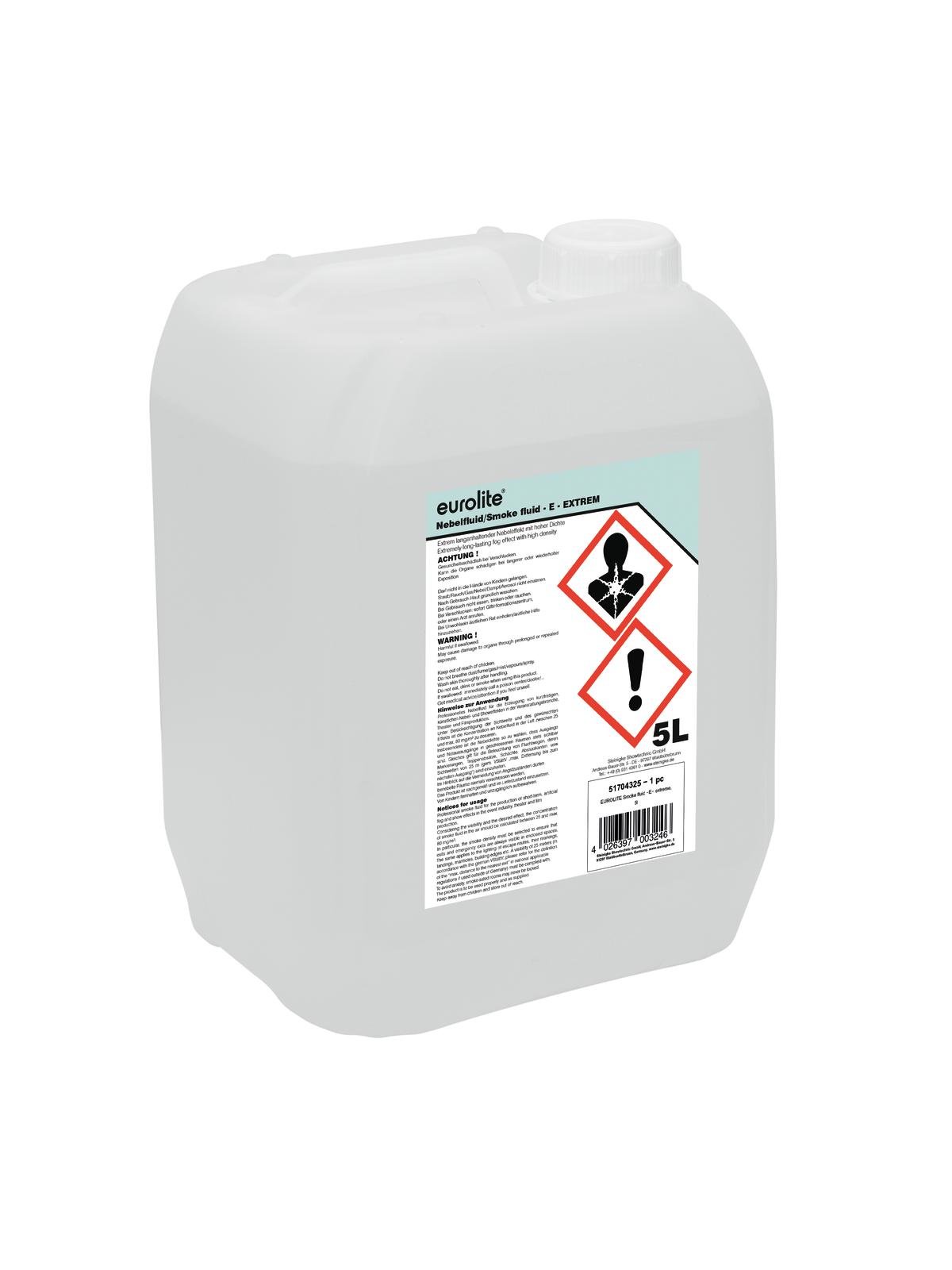 EUROLITE SMOKE FLUID -E- Extrem, 5l, Nebelfluid
