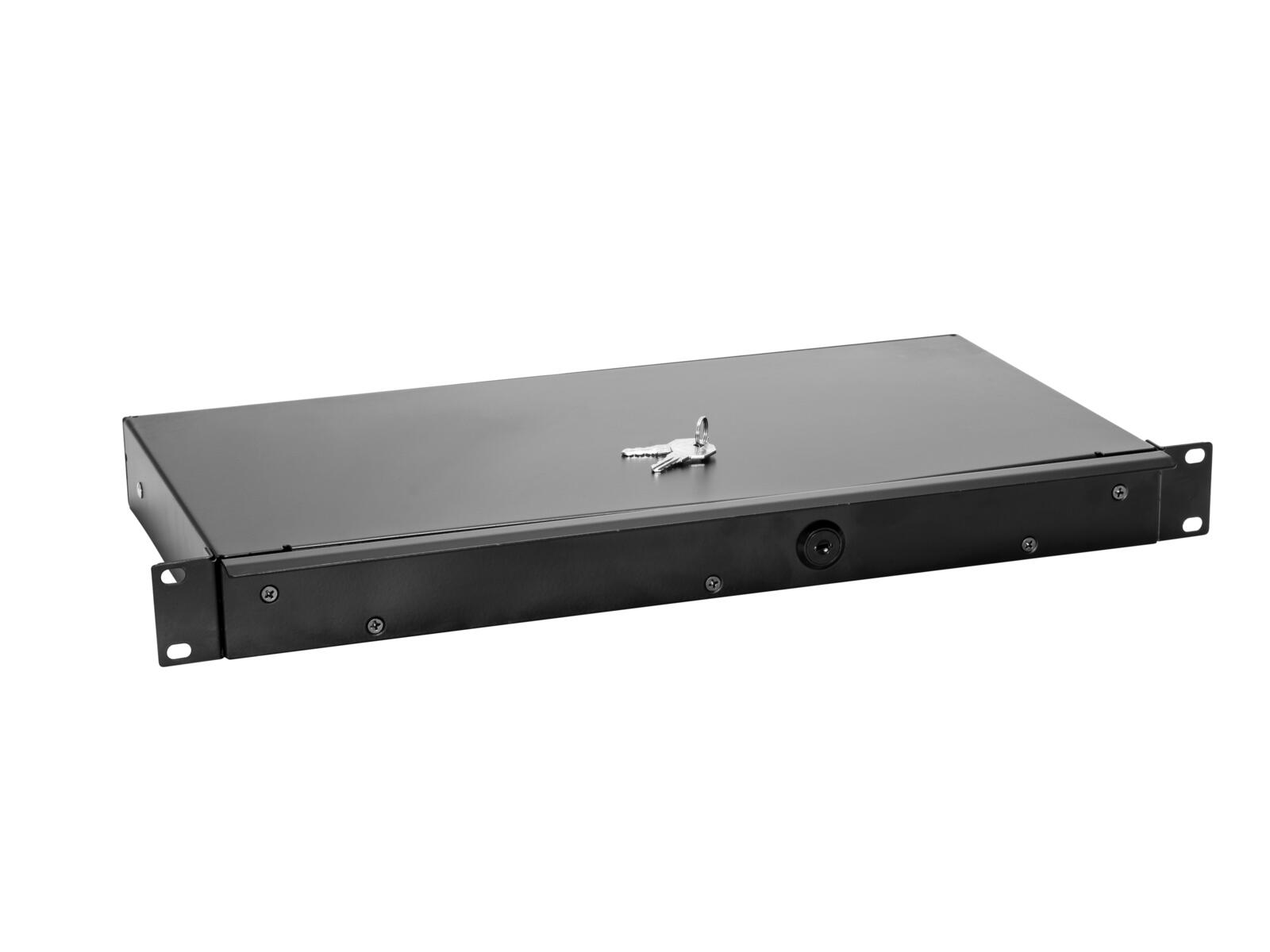 OMNITRONIC Rackschublade KE-1 Rackschublade mit Schloss 1HE OMNITRONIC Rackschublade KE-1 Rackschublade mit Schloss 1HE