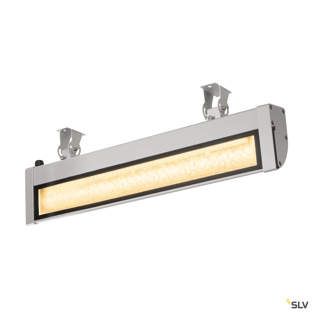 VANO WING, Outdoor Strahler, LED, 3000K, silbergrau, B/H/T 63,5/6,5/20,5 cm VANO WING, Outdoor Strahler, LED, 3000K, silbergrau, B/H/T 63,5/6,5/20,5 cm
