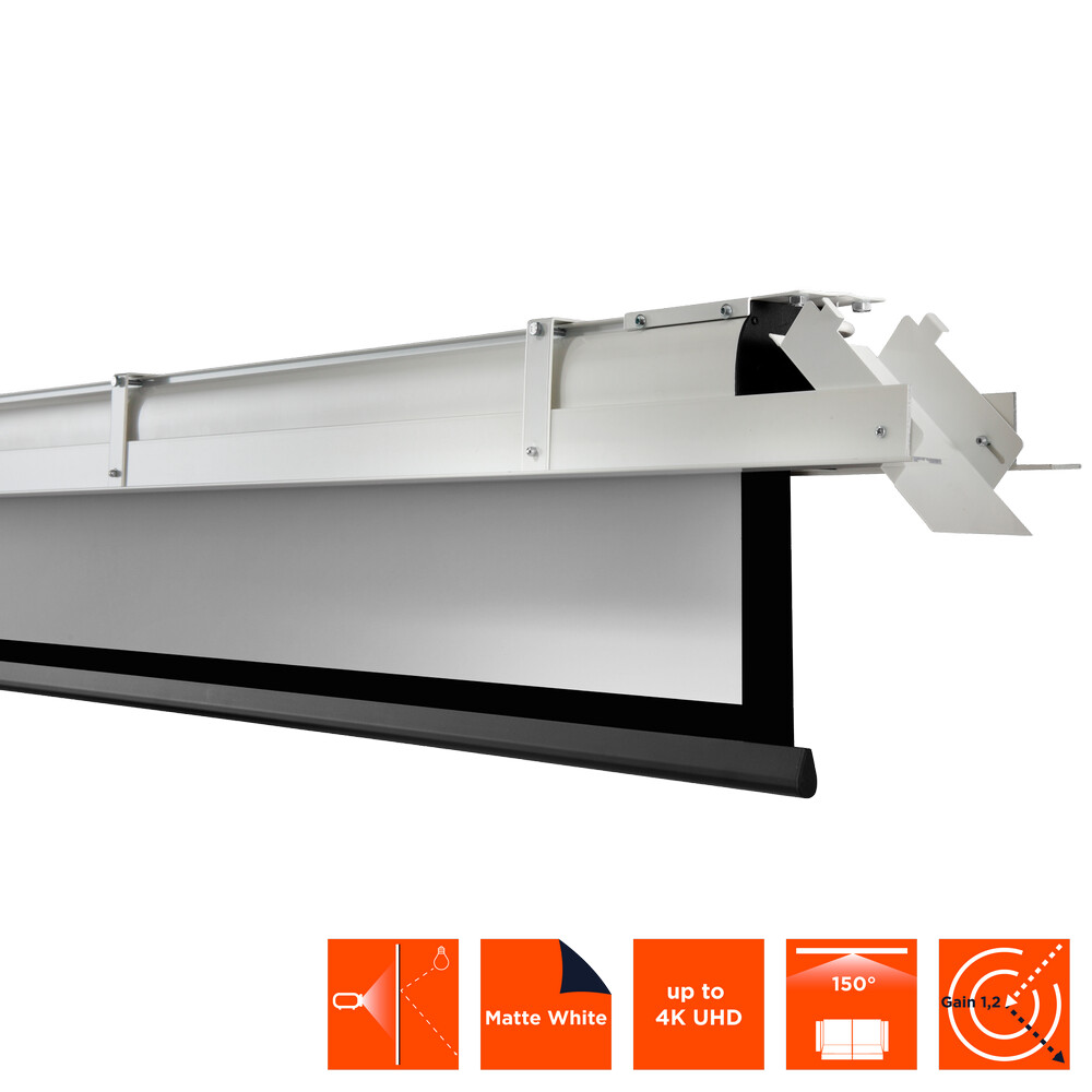 celexon Deckeneinbau Leinwand Motor Expert 250 x 140 cm