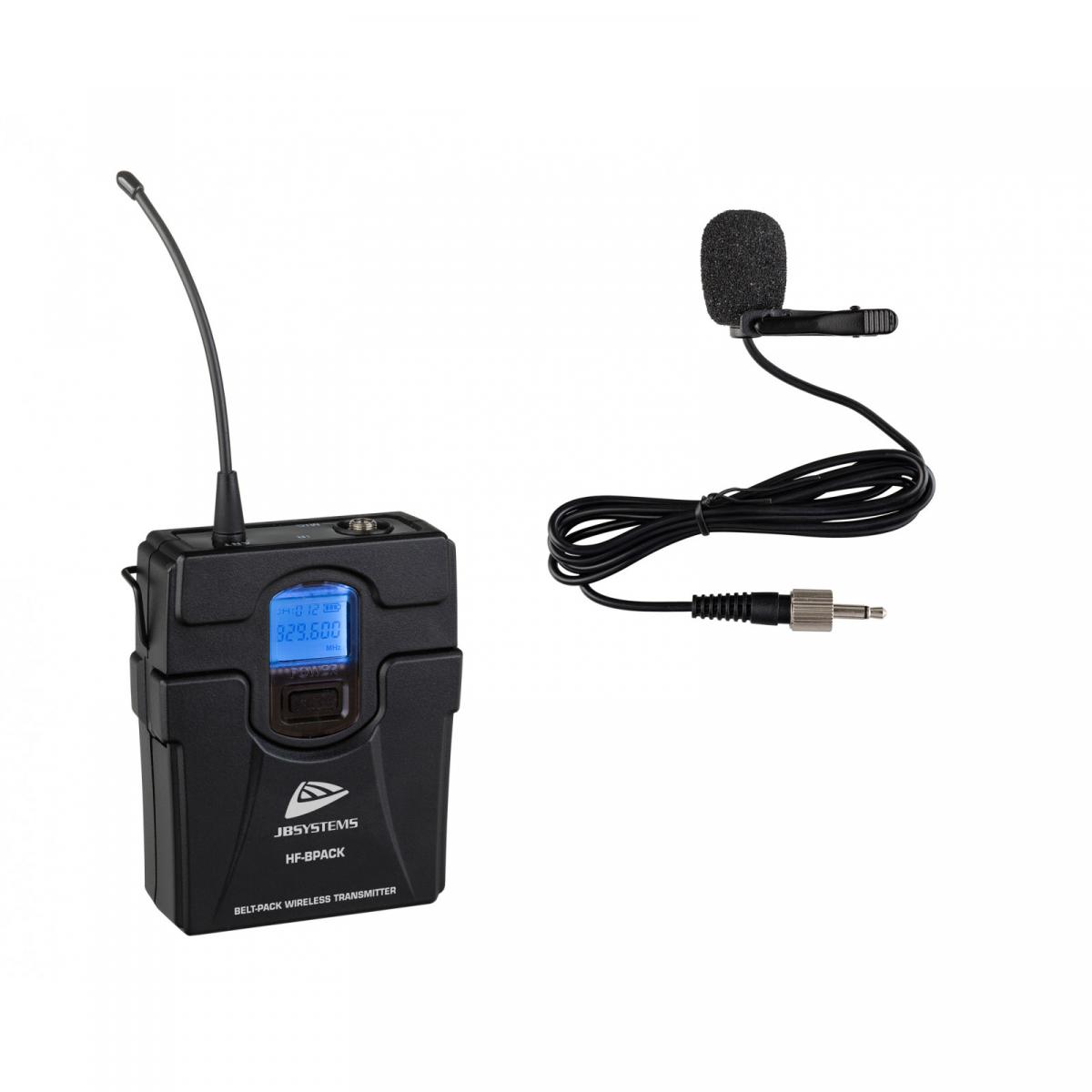 JB Systems HF-TWIN RECEIVER SET TS Funkmikrofon Set mit Taschensender und Lavalier-Mikrofon