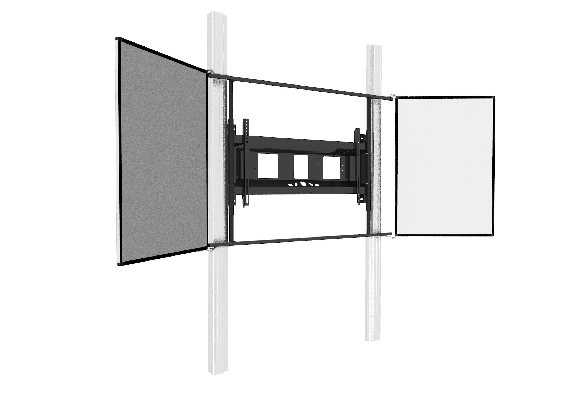 celexon Expert manuelles 2-Säulen-Pylonensystem Adjust-6586W für Displays mit Flügeln celexon Expert manuelles 2-Säulen-Pylonensystem Adjust-6586W für Displays mit Flügeln