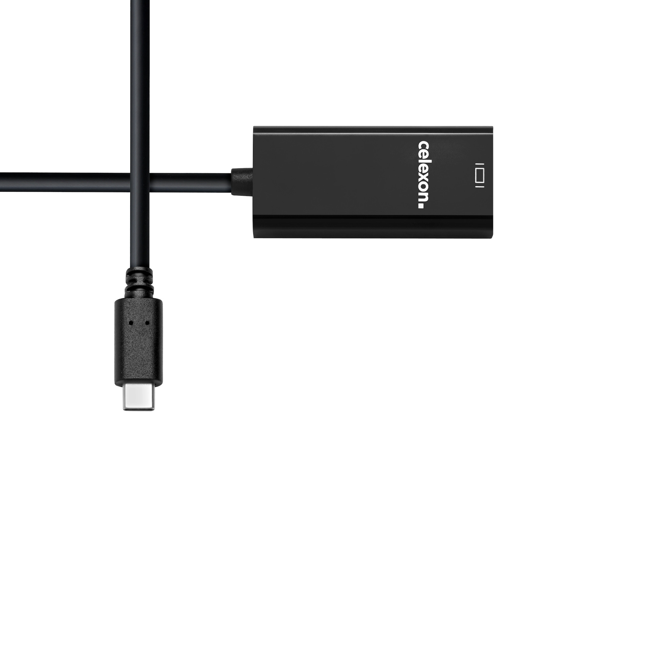celexon USB-C auf mini DisplayPort M/F Adapter, schwarz