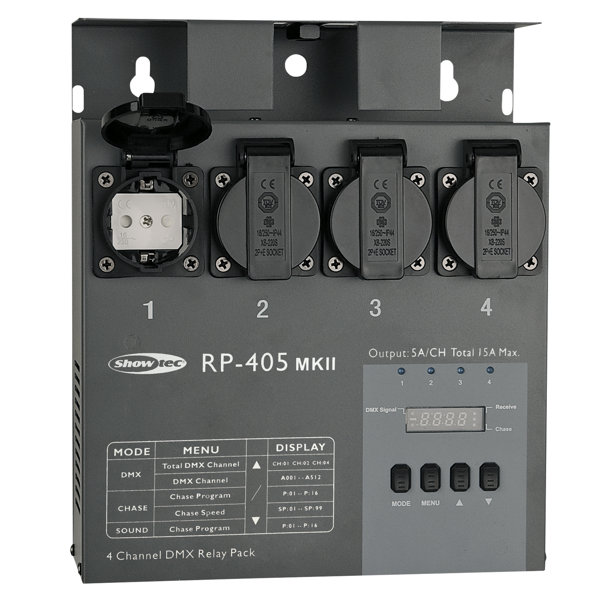 SHOWTEC RP-405 MKII Relay Pack Relay Pack SHOWTEC RP-405 MKII Relay Pack Relay Pack