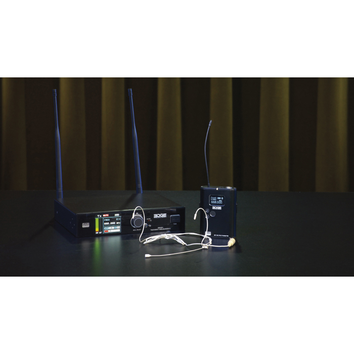 DAP EDGE EBS-1 Kabelloses Beltpack-Set - 610-670 MHz DAP EDGE EBS-1 Kabelloses Beltpack-Set - 610-670 MHz