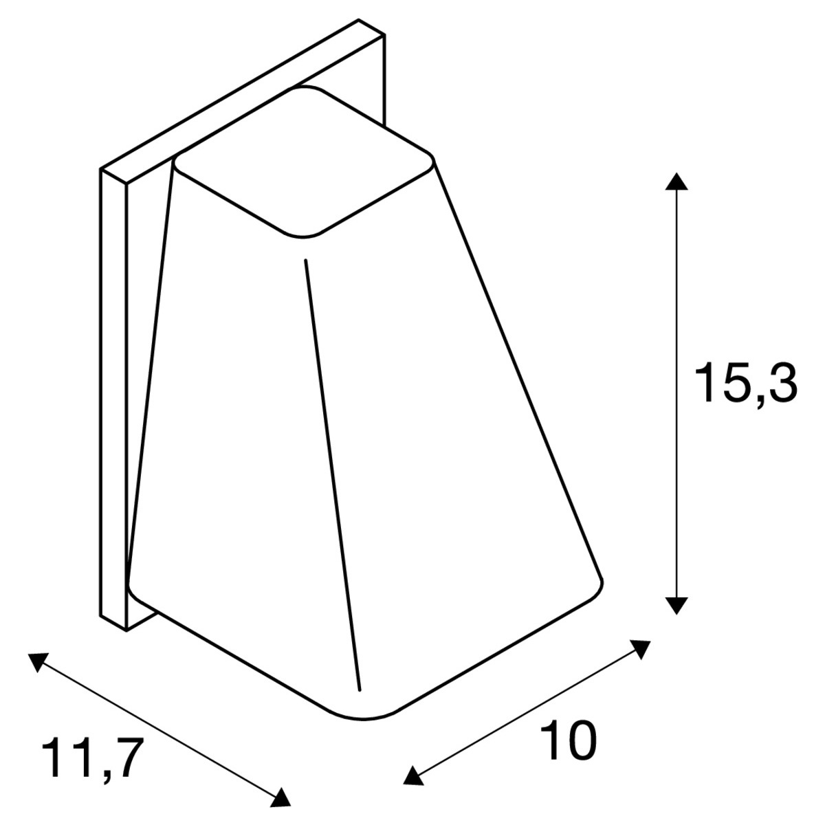 WALLYX GU10 Wandleuchte, silbergrau, max. 50W, IP44 WALLYX GU10 Wandleuchte, silbergrau, max. 50W, IP44