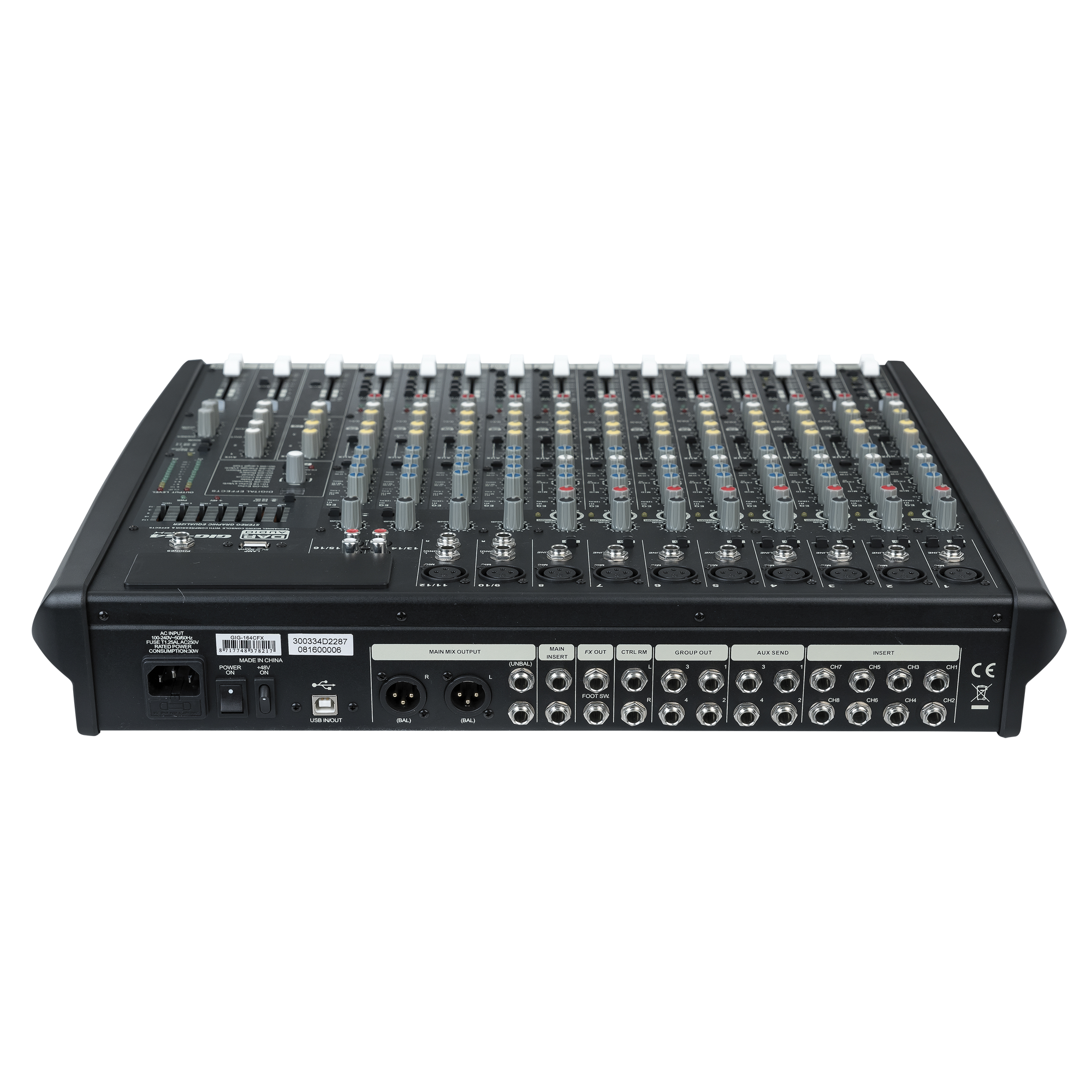 DAP GIG-164CFX 16-Kanal-Mischpult (8 Mono, 4 Stereo)