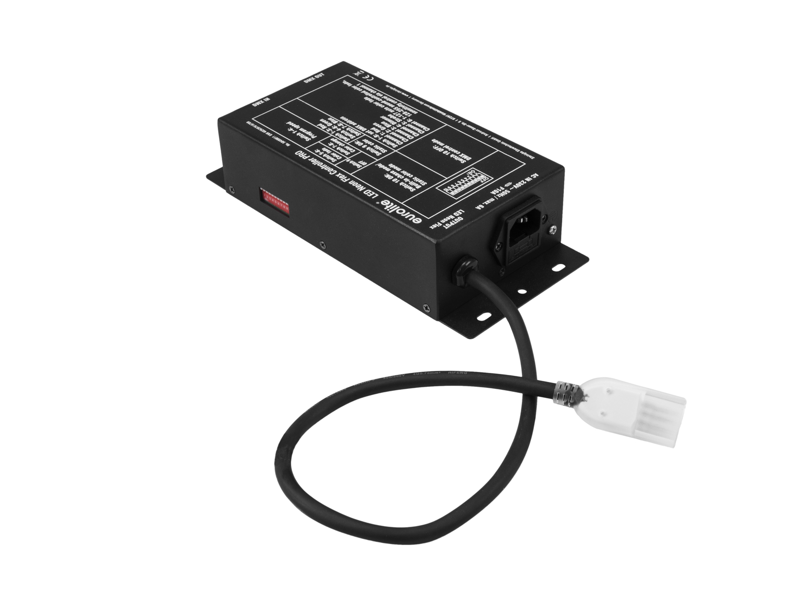 EUROLITE Controller PRO mit DMX für LED Neon Flex 230V Slim RGB EUROLITE Controller PRO mit DMX für LED Neon Flex 230V Slim RGB