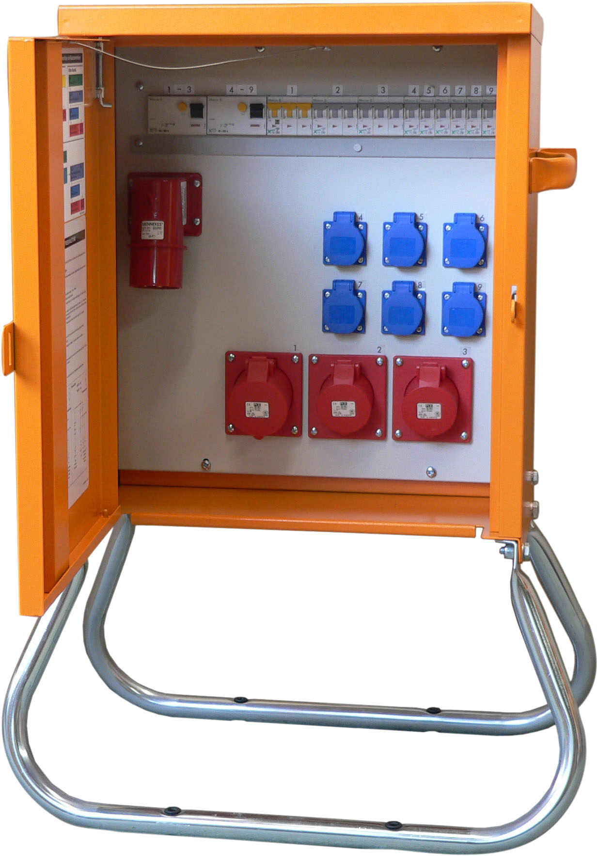 MERZ M-EV 63/04-6/G/E/X Endverteilerschrank 44 kVA, RCD TypB MERZ M-EV 63/04-6/G/E/X Endverteilerschrank 44 kVA, RCD TypB