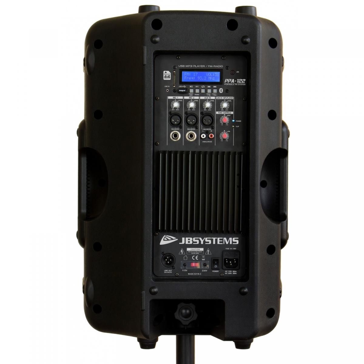 JB Systems PPA-122 Mobiles Beschallungssystem JB Systems PPA-122 Mobiles Beschallungssystem
