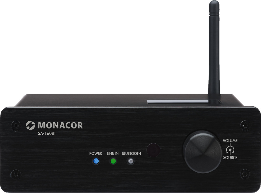MONACOR SA-160BT Mini-Stereo-Verstärker, 2 x 30 W MONACOR SA-160BT Mini-Stereo-Verstärker, 2 x 30 W