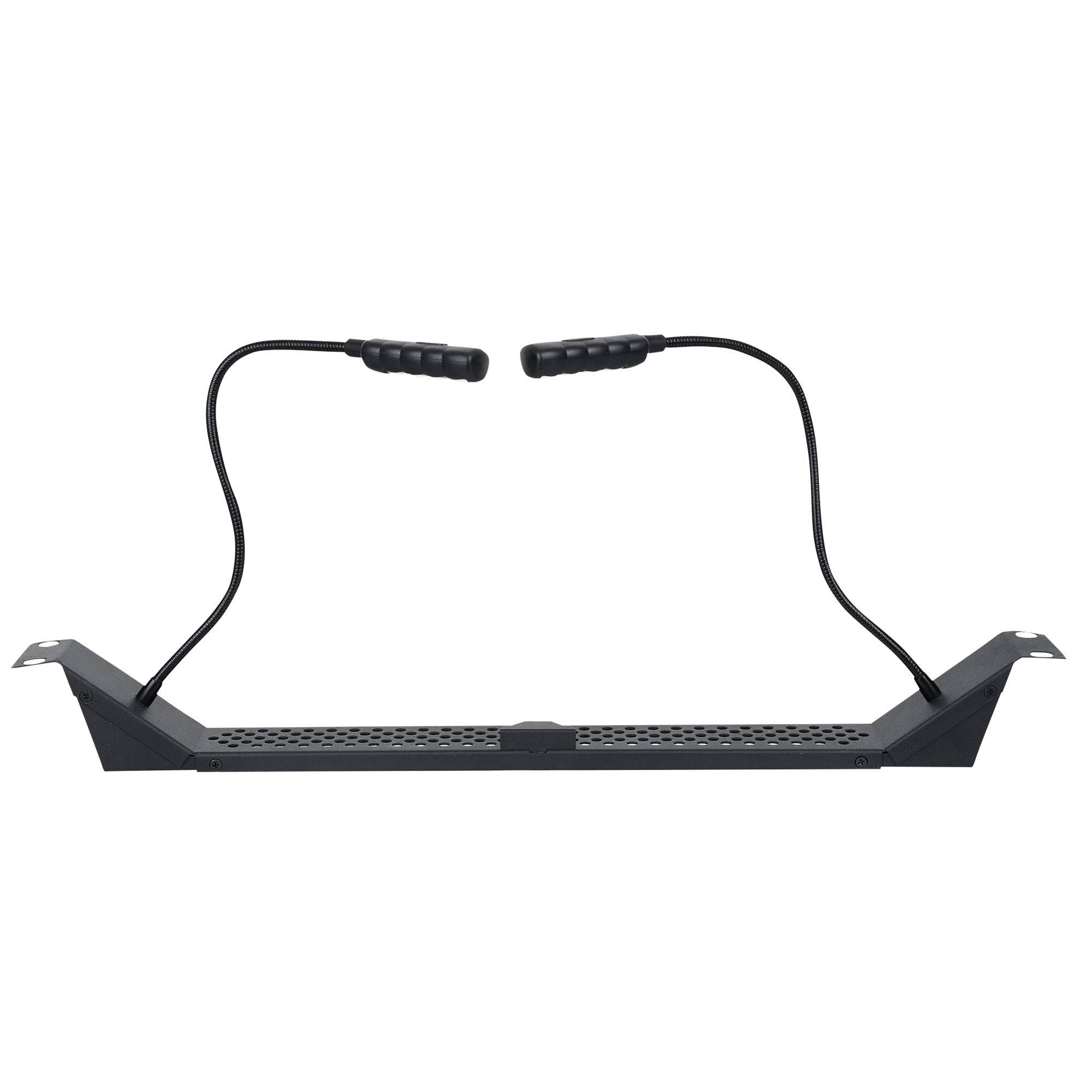SHOWGEAR 19 Inch Rackmount Light 1U - 2x white goose LED 1U - 2 x weiße Schwanenhals-LED SHOWGEAR 19 Inch Rackmount Light 1U - 2x white goose LED 1U - 2 x weiße Schwanenhals-LED