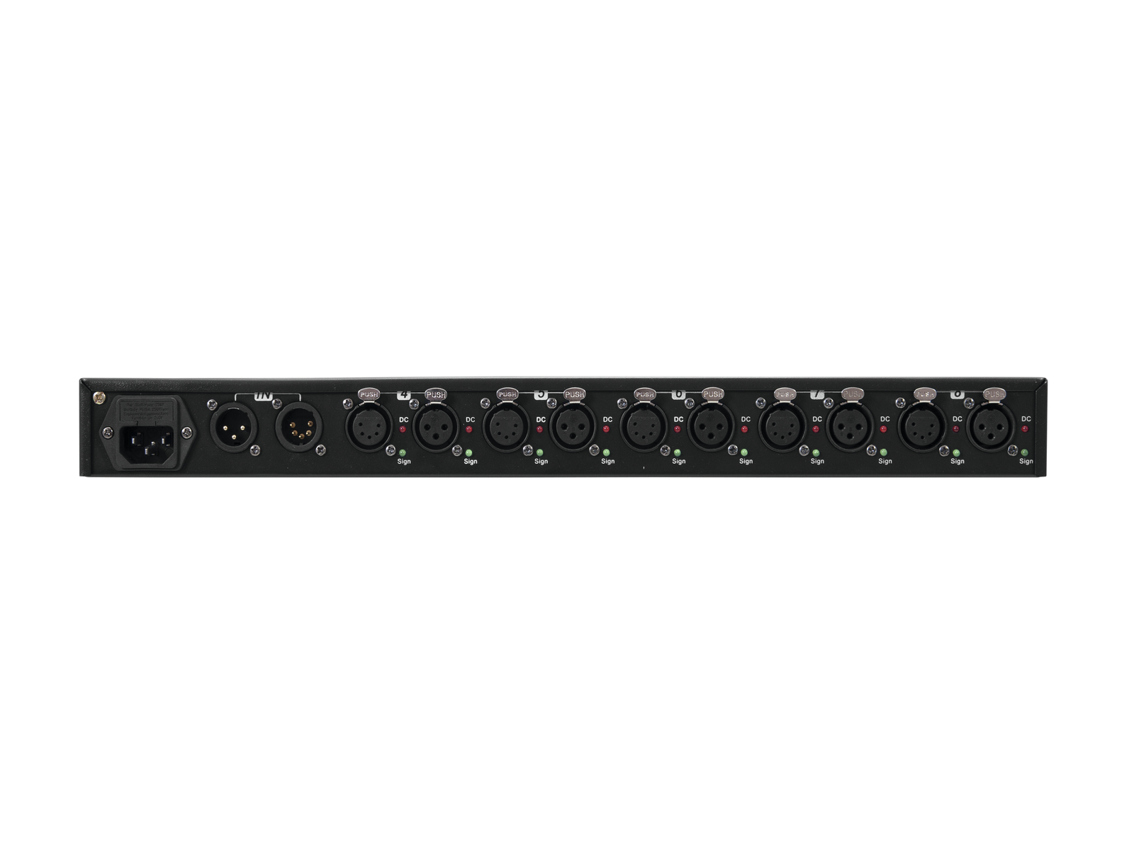EUROLITE DMX Split 8X Splitter EUROLITE DMX Split 8X Splitter