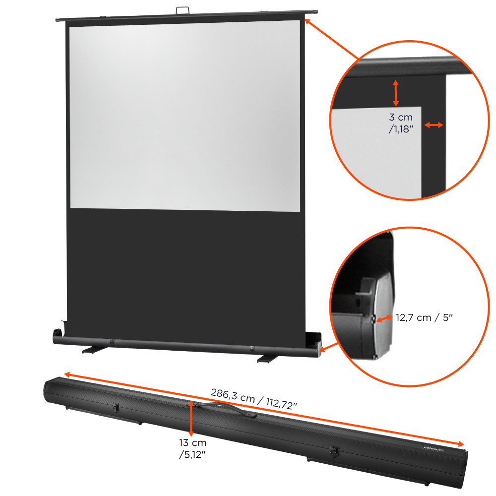 celexon Leinwand Ultramobil Professional Plus 266 x 149 cm - 120"